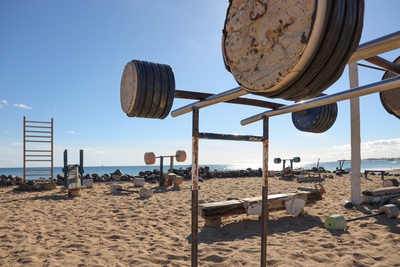 Sal Outdoor Fitness am Strand zu Fuß erreichbar