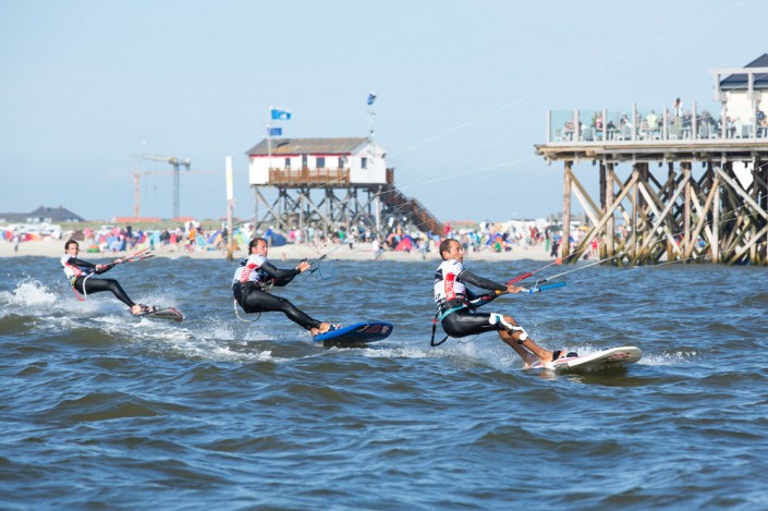 Sport / Wassersport / Kitesurfen: Beetle Kite World Cup 2013 St. Peter Ording, Copyright: Sebastian Schöffel / HOCH ZWEI