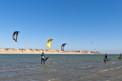Kitesurfing in Dakhla