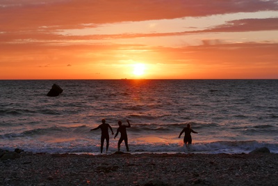 KIteWorldWide Kitesurfing Germany Fehmarn Extra Activities Sunset
