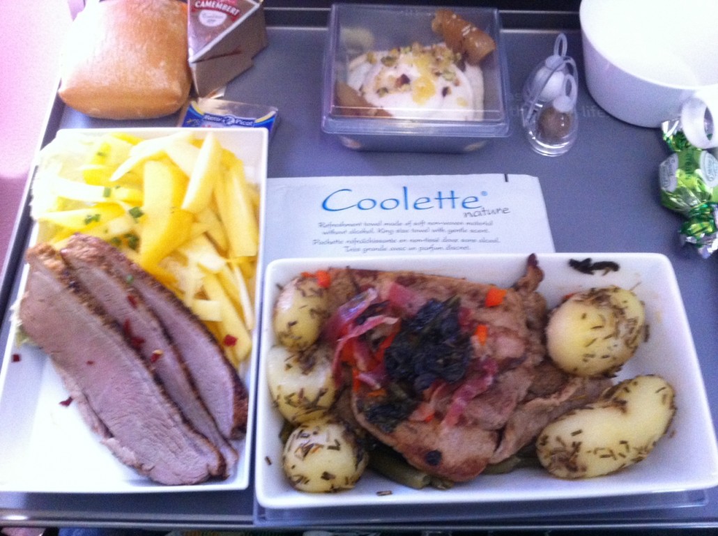 Ein kleines bisschen Business Class Feeling bei TUIfly (Premium Menü Bericht) KiteWorldWide