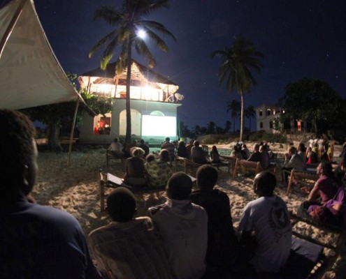 Fußball Open Air auf Zanzibar